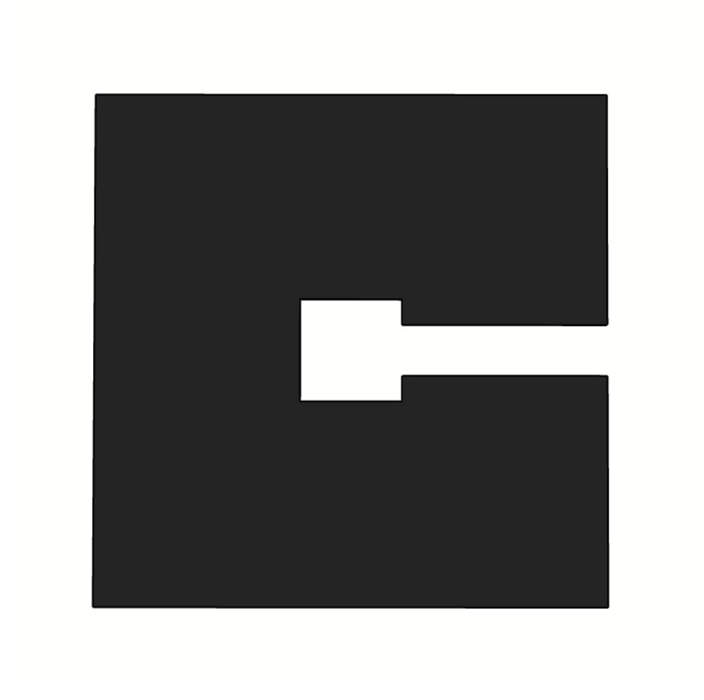 Qub Afdekplaat voor Centraaldoos Zwart voor Railverlichting Qub Afdekplaat voor Centraaldoos Zwart voor Railverlichting