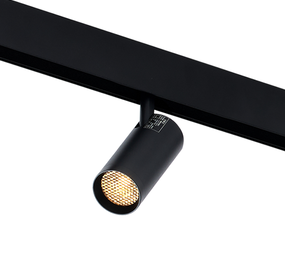 Qub Line Single Railspot - Smart Zigbee - Magnet-Schienenbeleuchtung - 48V - Schwarz Qub Line Single Railspot - Smart Zigbee - Magnet-Schienenbeleuchtung - 48V - Schwarz