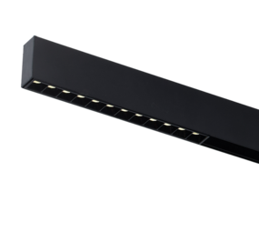 Qub Line Dots 12 - Éclairage sur Rail Magnétique - 48V - Noir - Zigbee Qub Line Dots 12 - Éclairage sur Rail Magnétique - 48V - Noir - Zigbee