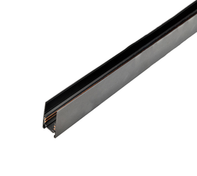 Qub Line Magnetic Rail - Power rail 48V - Surface mounted - 2 Metres - Black Qub Line Magnetic Rail - Power rail 48V - Surface mounted - 2 Metres - Black