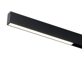 Qub Line Stripe 30 - Magnet-Schienenbeleuchtung - 48V - Schwarz - Zigbee - LED-Streifen für Schienenbeleuchtung Qub Line Stripe 30 - Magnet-Schienenbeleuchtung - 48V - Schwarz - Zigbee - LED-Streifen für Schienenbeleuchtung