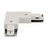 L-Connector with Power Feed for 1-Circuit Track - White L-Connector with Power Feed for 1-Circuit Track - White