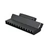 Qub Verstelbare Line Dots 12 - Magneet Railverlichting - 48V - Zwart - Zigbee Qub Verstelbare Line Dots 12 - Magneet Railverlichting - 48V - Zwart - Zigbee