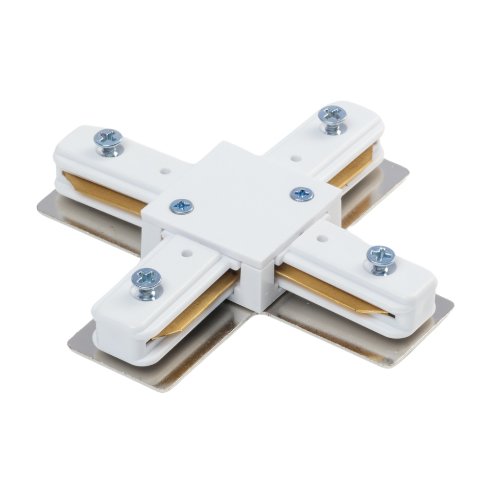 Connecteur en X Focus monophasé - Blanc