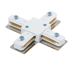 Connecteur en X monophasé - Blanc