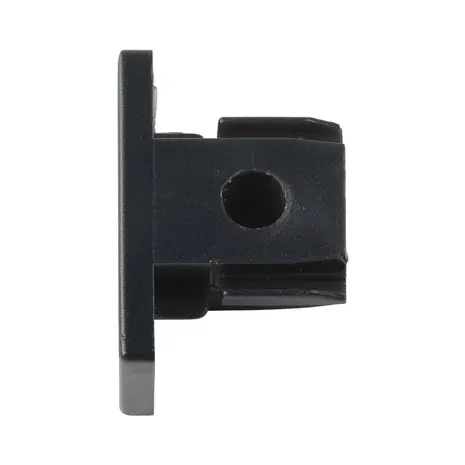 Qub End cap 1-circuit rail - Black
