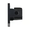 Qub End cap 1-circuit rail - Black Qub End cap 1-circuit rail - Black