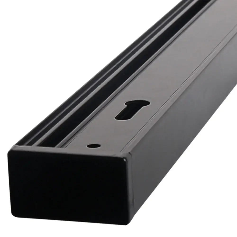 Qub Capuchon de fin rail monophasé - Noir Qub Capuchon de fin rail monophasé - Noir