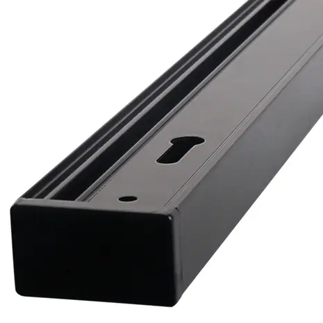 Qub Capuchon de fin rail monophasé - Noir Qub Capuchon de fin rail monophasé - Noir