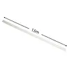 Qub Cover strip 1.5 metre for 1-circuit - White Qub Cover strip 1.5 metre for 1-circuit - White