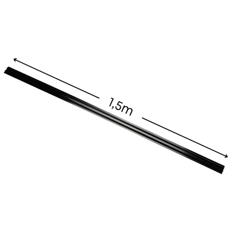 Qub Cover strip 1.5 metre for 1-circuit - Black