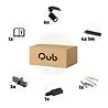 Qub Focus III 1-circuit track lighting - GU10 - 400cm - L-shape - 6 spots - Track system - Black Qub Focus III 1-circuit track lighting - GU10 - 400cm - L-shape - 6 spots - Track system - Black