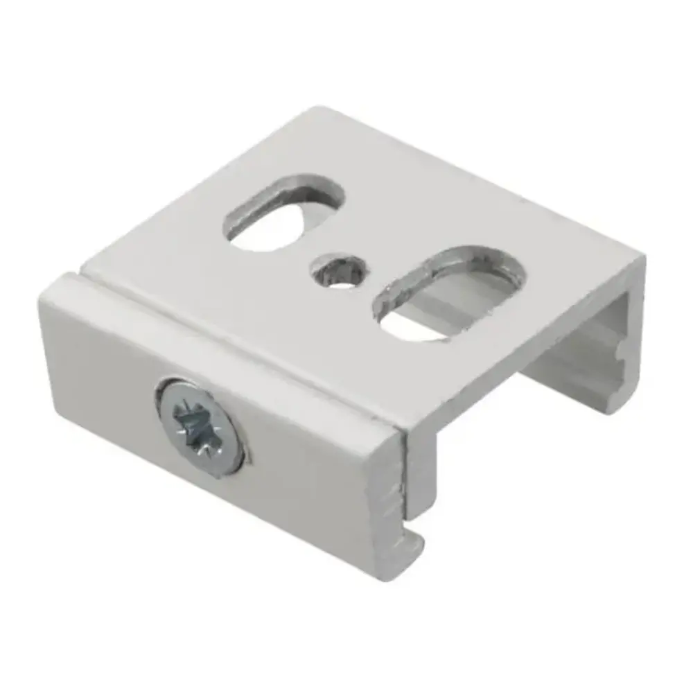 Attache de plafond blanc pour éclairage sur rail triphasé Attache de plafond blanc pour éclairage sur rail triphasé