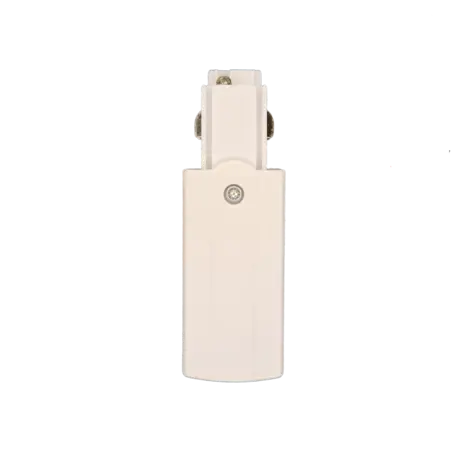 Qub Qub Endspeisung 3-Phasen – Links – Weiß – Stromzuführung für Lichtschienensystem – Kompatibel mit 3-Phasen Schienensystemen Qub Qub Endspeisung 3-Phasen – Links – Weiß – Stromzuführung für Lichtschienensystem – Kompatibel mit 3-Phasen Schienensystemen