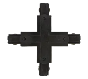 Qub X-koppelstuk 3-fase - Kruispunt - Zwart Qub X-koppelstuk 3-fase - Kruispunt - Zwart