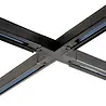 Qub X-Connector 3-Circuit - Cross Junction - Black Qub X-Connector 3-Circuit - Cross Junction - Black