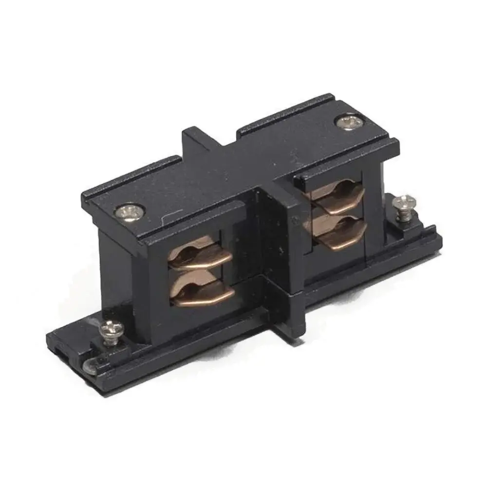 Qub I-koppelstuk 3-fase rails Zwart Qub I-koppelstuk 3-fase rails Zwart