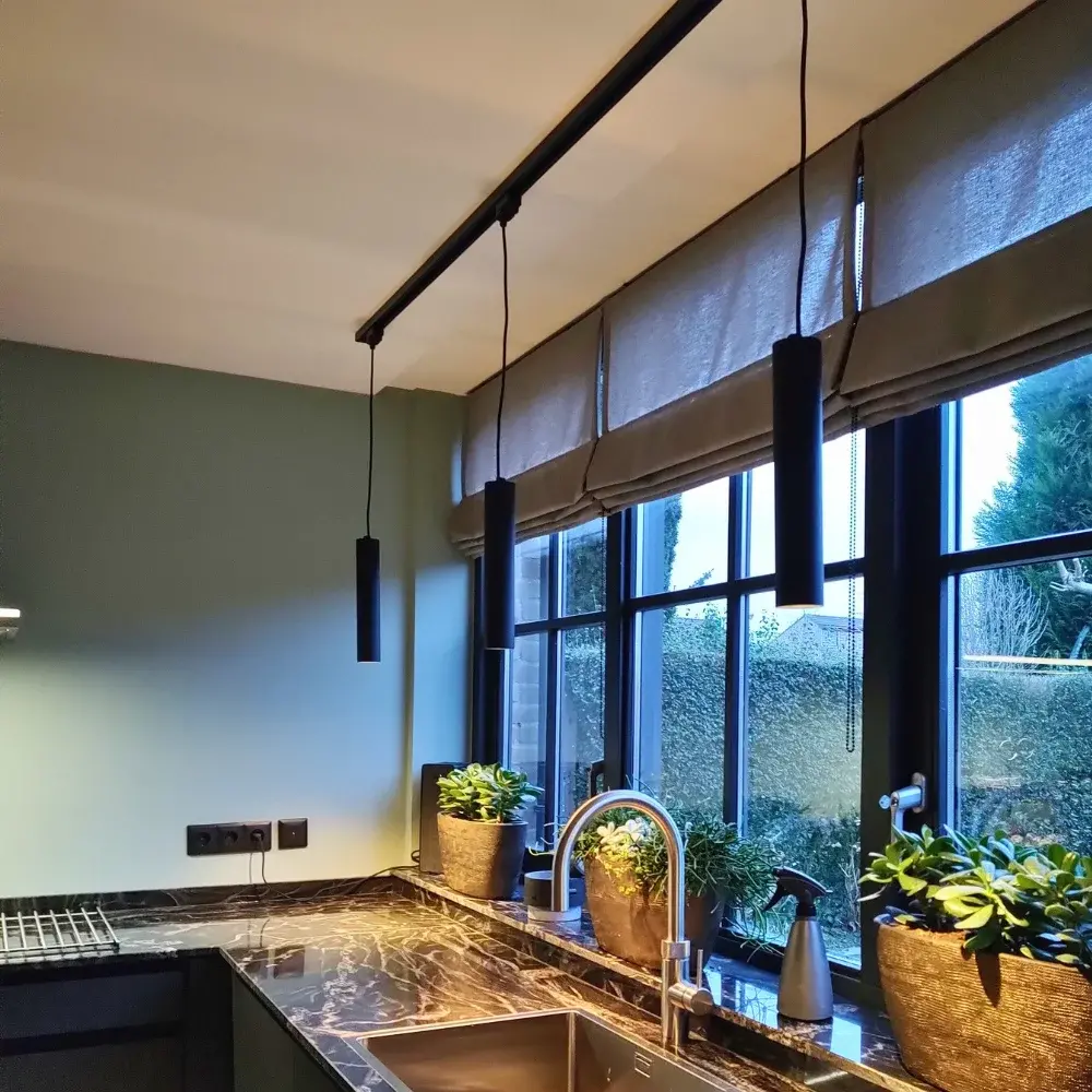 Focus Tube Pendant Lamp for 1-Circuit Track - GU10 - Black - Track Lighting Focus Tube Pendant Lamp for 1-Circuit Track - GU10 - Black - Track Lighting