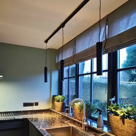 Focus Tube Pendant Lamp for 1-Circuit Track - GU10 - Black - Track Lighting Focus Tube Pendant Lamp for 1-Circuit Track - GU10 - Black - Track Lighting