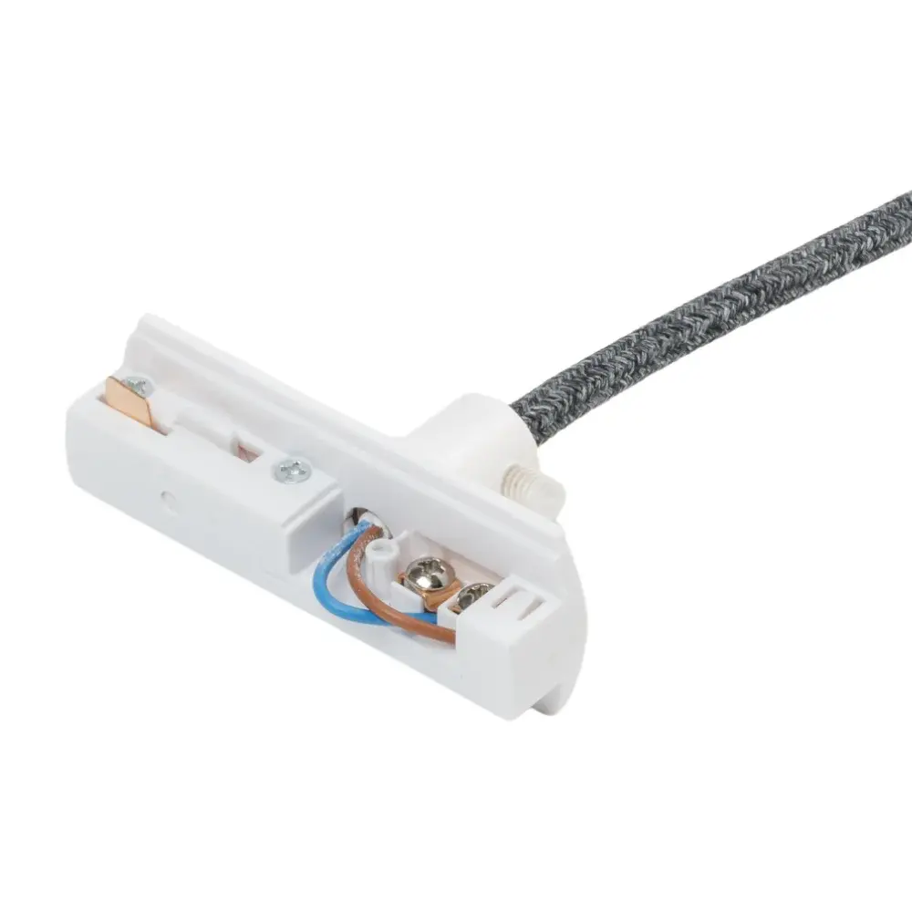 Adaptateur pour lampe suspendue monophasé - Blanc Adaptateur pour lampe suspendue monophasé - Blanc