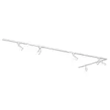 Qub Focus III 400cm 6 Spots L-Shape GU10 Track Lighting White