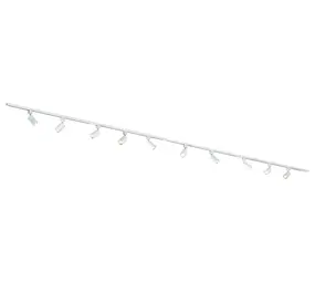 Qub Focus III 600cm 10 spots GU10 Éclairage sur Rail Blanc Qub Focus III 600cm 10 spots GU10 Éclairage sur Rail Blanc