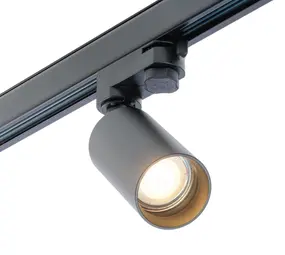 Qub Luma Track Spotlight 3-phase - Black Qub Luma Track Spotlight 3-phase - Black