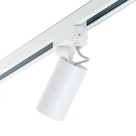 Qub Spot Rail Luma Triphasé GU10 -  Blanc Qub Spot Rail Luma Triphasé GU10 -  Blanc