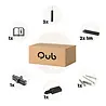 Qub Focus III - -1-Circuit Track Lighting - GU10 - 200cm - I-shape - 3 Pendant Lights - Track System - Black Qub Focus III - -1-Circuit Track Lighting - GU10 - 200cm - I-shape - 3 Pendant Lights - Track System - Black