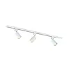 Qub Focus III - 1-Circuit Track Lighting - GU10 - 100cm - I-shape - 3 Spots - Track System - White Qub Focus III - 1-Circuit Track Lighting - GU10 - 100cm - I-shape - 3 Spots - Track System - White