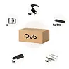 Qub Focus III - 1-Circuit Track Lighting - GU10 – 100cm – I-shape - 3 Spots - Rail System - Black Qub Focus III - 1-Circuit Track Lighting - GU10 – 100cm – I-shape - 3 Spots - Rail System - Black