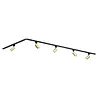 Qub Focus III - 1-Circuit Track Lighting - GU10 - 300cm - L-shape - 5 Spots - Track System - Gold Qub Focus III - 1-Circuit Track Lighting - GU10 - 300cm - L-shape - 5 Spots - Track System - Gold