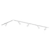 Qub Focus III 300cm 5 Spots L GU10 Track Lighting White
