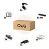 Qub Focus III - 1-circuit track lighting - GU10 - 300cm - I-shape - 5 spots - Track system - Black Qub Focus III - 1-circuit track lighting - GU10 - 300cm - I-shape - 5 spots - Track system - Black