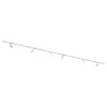 Qub Qub Focus III 1-Circuit Track Lighting - GU10 – 400cm – I-Shape – 6 Spots – Track System – White Qub Qub Focus III 1-Circuit Track Lighting - GU10 – 400cm – I-Shape – 6 Spots – Track System – White