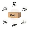 Qub Focus III 1-Circuit Track Lighting - GU10 – 400cm – I-Shape – 6 Spots – Track System – Black Qub Focus III 1-Circuit Track Lighting - GU10 – 400cm – I-Shape – 6 Spots – Track System – Black