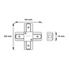 X-Connector Focus 1-Circuit - White X-Connector Focus 1-Circuit - White