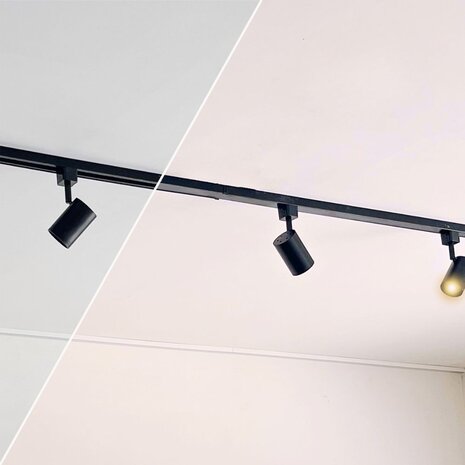 Qub Cover strip 1 metre for 1-circuit - Black Qub Cover strip 1 metre for 1-circuit - Black