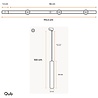 Qub Focus III - 1-Circuit Track Lighting - GU10 - 200cm - I-shape - 3 Spots - Track System - White Qub Focus III - 1-Circuit Track Lighting - GU10 - 200cm - I-shape - 3 Spots - Track System - White
