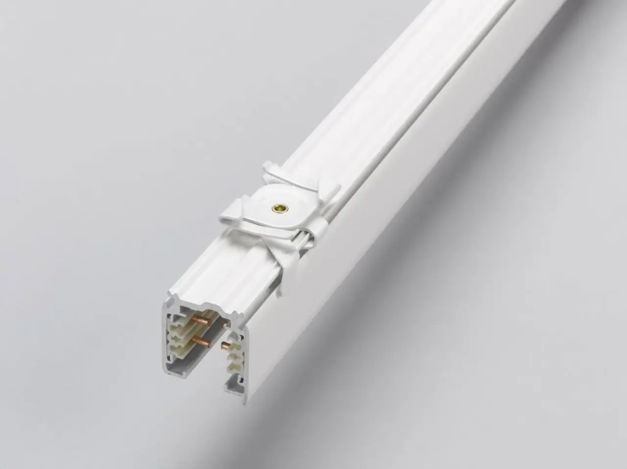 Clip de suspension pour rail triphasé - Blanc Clip de suspension pour rail triphasé - Blanc
