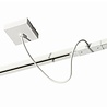 Qub Middle Feed with Square Mounting Plate for 1-Circuit Track Lighting – White Qub Middle Feed with Square Mounting Plate for 1-Circuit Track Lighting – White