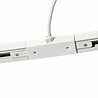 Qub Middle Feed with Square Mounting Plate for 1-Circuit Track Lighting – White Qub Middle Feed with Square Mounting Plate for 1-Circuit Track Lighting – White