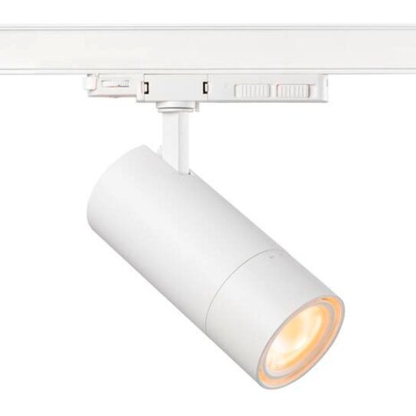 Qub Zoom Railspot - Blanc - LED - 20W / 25W / 30W - IRC 90 Qub Zoom Railspot - Blanc - LED - 20W / 25W / 30W - IRC 90