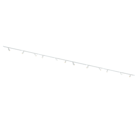 Qub Focus III 800cm 12 Spots GU10 Railverlichting Wit Qub Focus III 800cm 12 Spots GU10 Railverlichting Wit