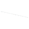 Qub Focus III 1-circuit track lighting - GU10 - 800cm - I-shape - 12 spots - Track system - White Qub Focus III 1-circuit track lighting - GU10 - 800cm - I-shape - 12 spots - Track system - White