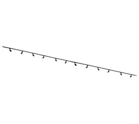 Qub Focus III 800cm 12 Spots GU10 Railverlichting Zwart Qub Focus III 800cm 12 Spots GU10 Railverlichting Zwart