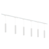 Focus III 300 cm 6 Pendant Lamps GU10 Track Lighting White Focus III 300 cm 6 Pendant Lamps GU10 Track Lighting White