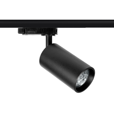 Qub Basic Picolo V3 GU10 3-fase Railspot - Zwart Qub Basic Picolo V3 GU10 3-fase Railspot - Zwart