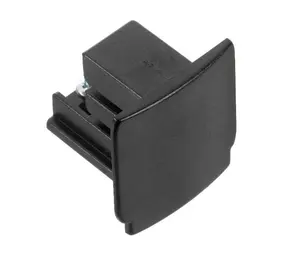 Qub Eindkapje 3-fase rail - Zwart Qub Eindkapje 3-fase rail - Zwart