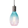 Glazen Hanglamp Solune - E27 Sfeerlamp - Blauw met Roze Overgang - 4W - 1800K Warm Licht - Decoratief Design Glazen Hanglamp Solune - E27 Sfeerlamp - Blauw met Roze Overgang - 4W - 1800K Warm Licht - Decoratief Design